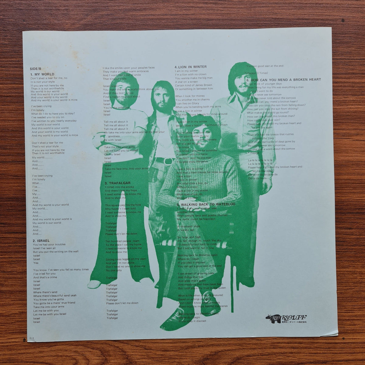 Bee Gees – My World Only Japan Vinyl