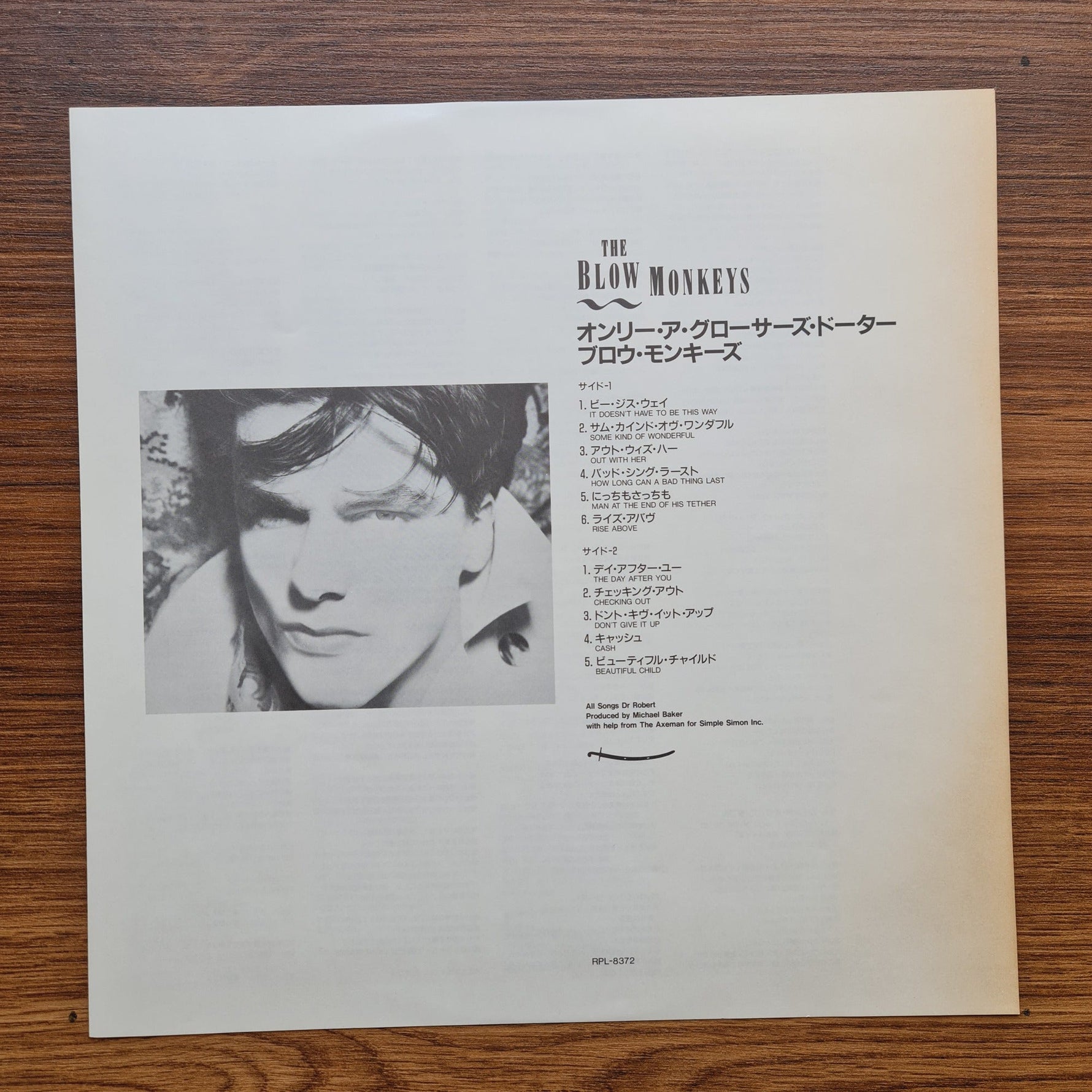 The Blow Monkeys – She Was Only A Grocer's Daughter Only Japan Vinyl