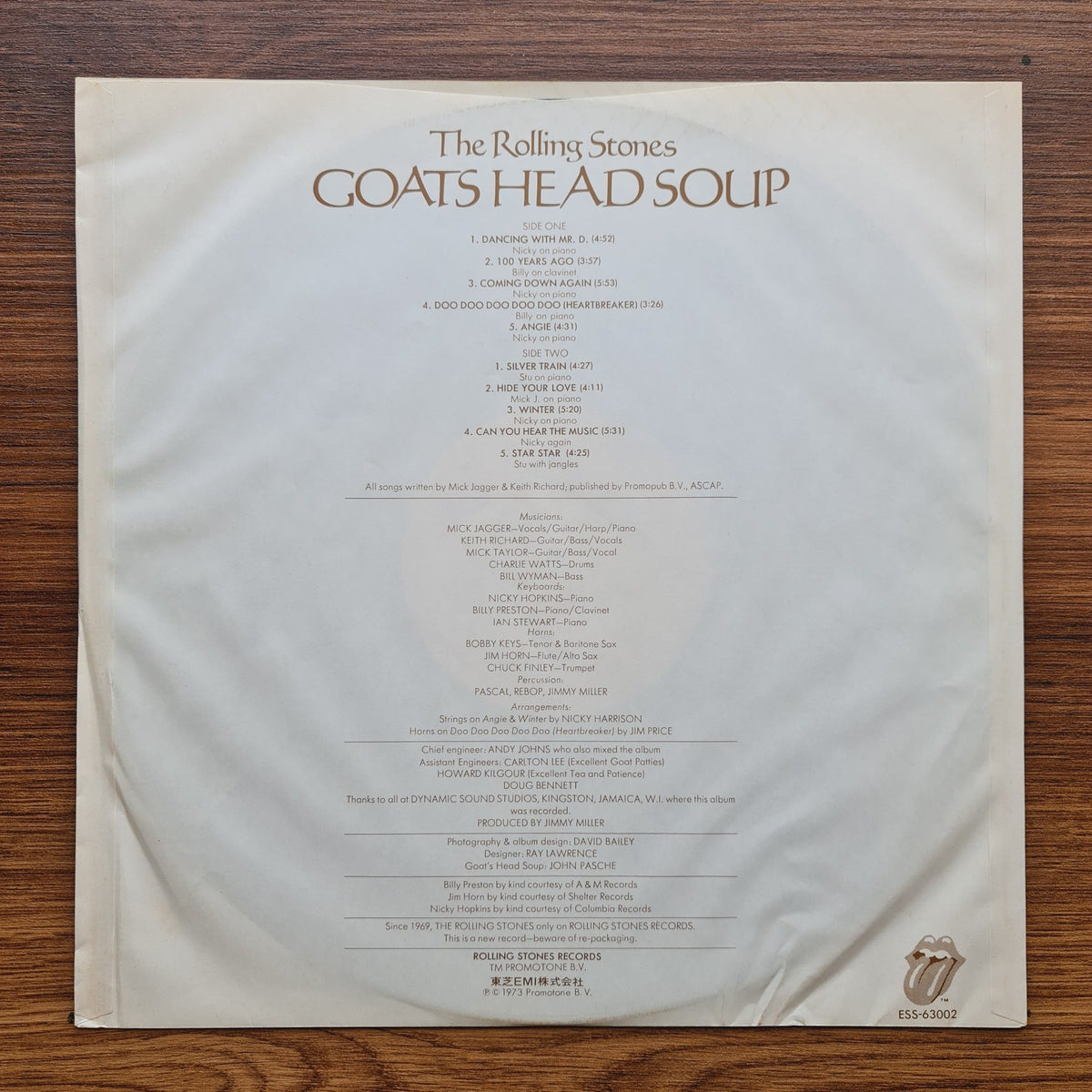 The Rolling Stones – Goats Head Soup Only Japan Vinyl