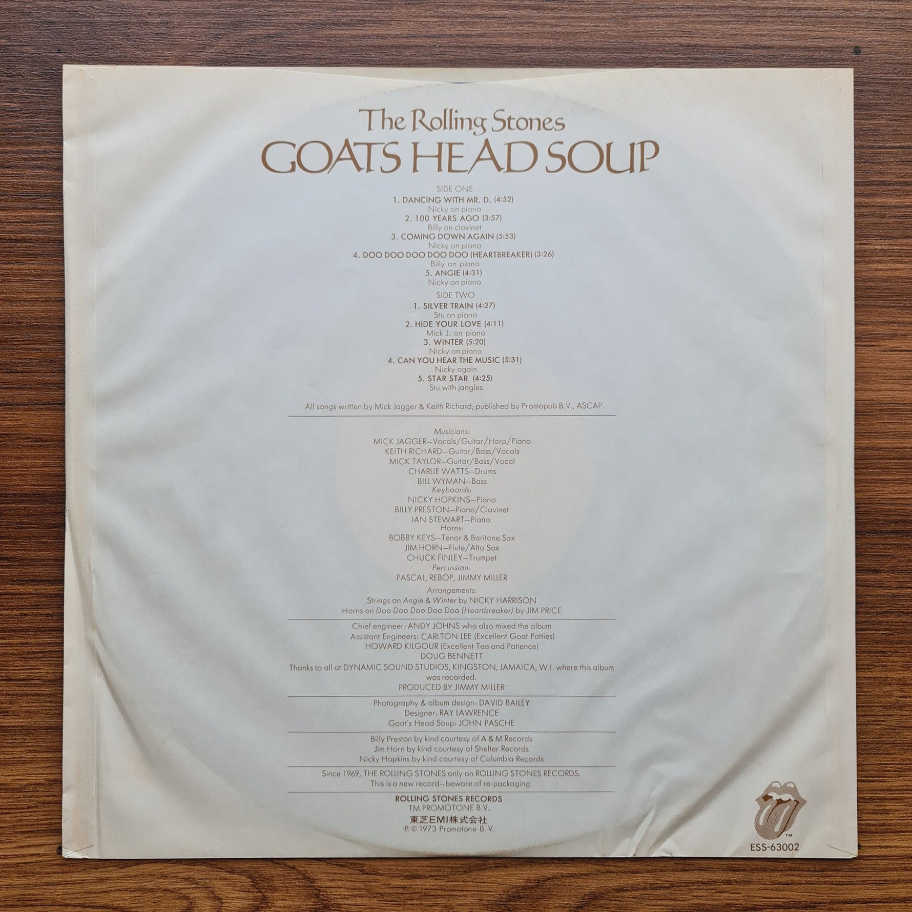 The Rolling Stones – Goats Head Soup Only Japan Vinyl