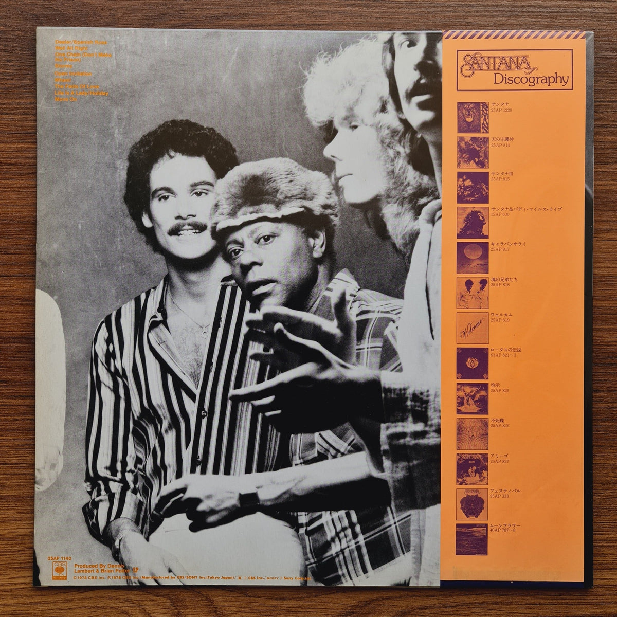 Santana – Inner Secrets Only Japan Vinyl