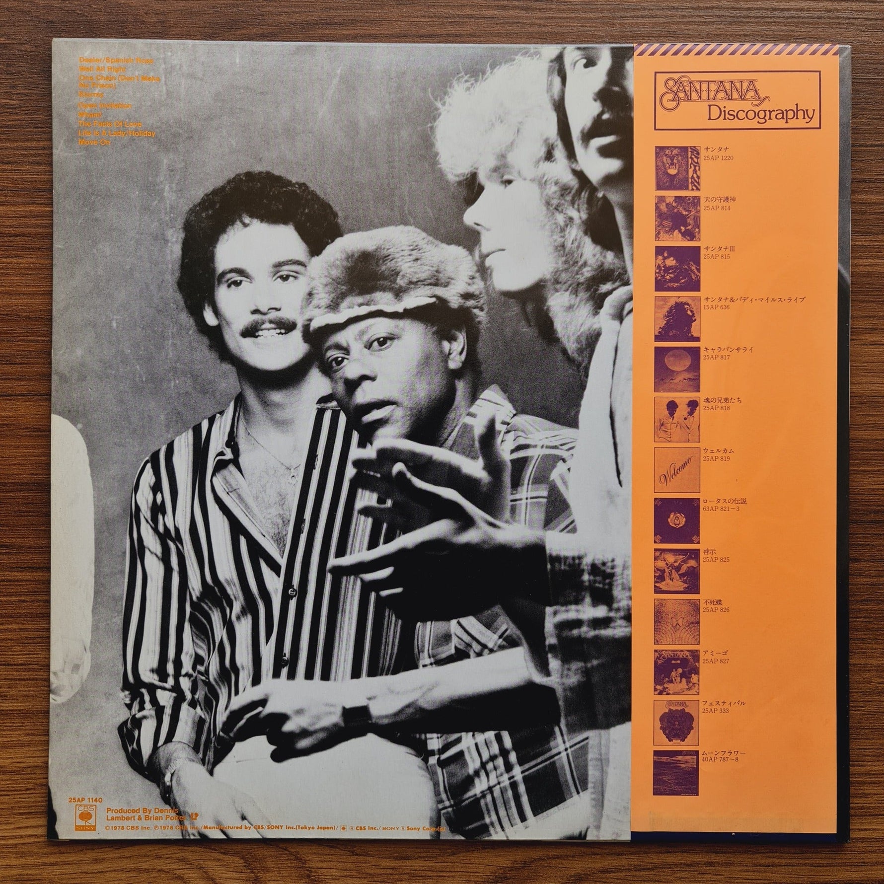 Santana – Inner Secrets Only Japan Vinyl