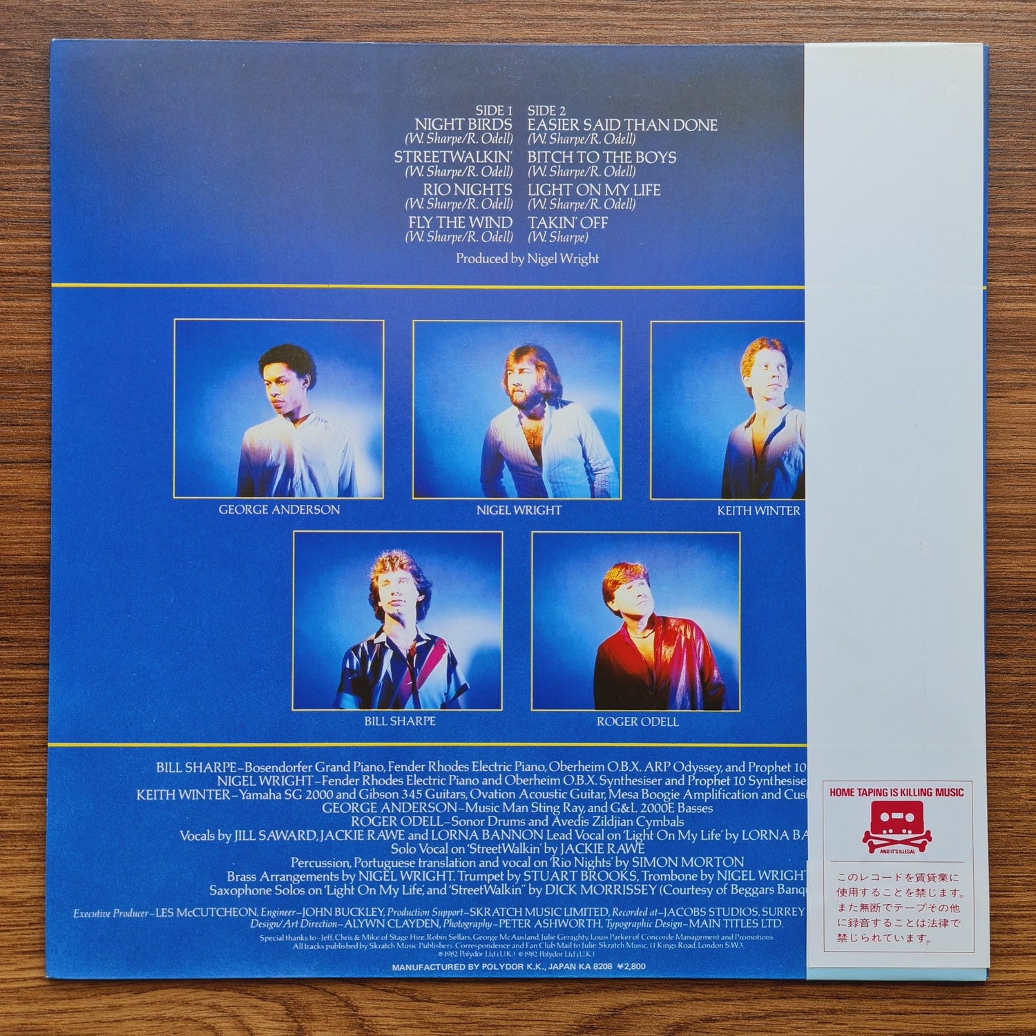 Shakatak – Night Birds Only Japan Vinyl