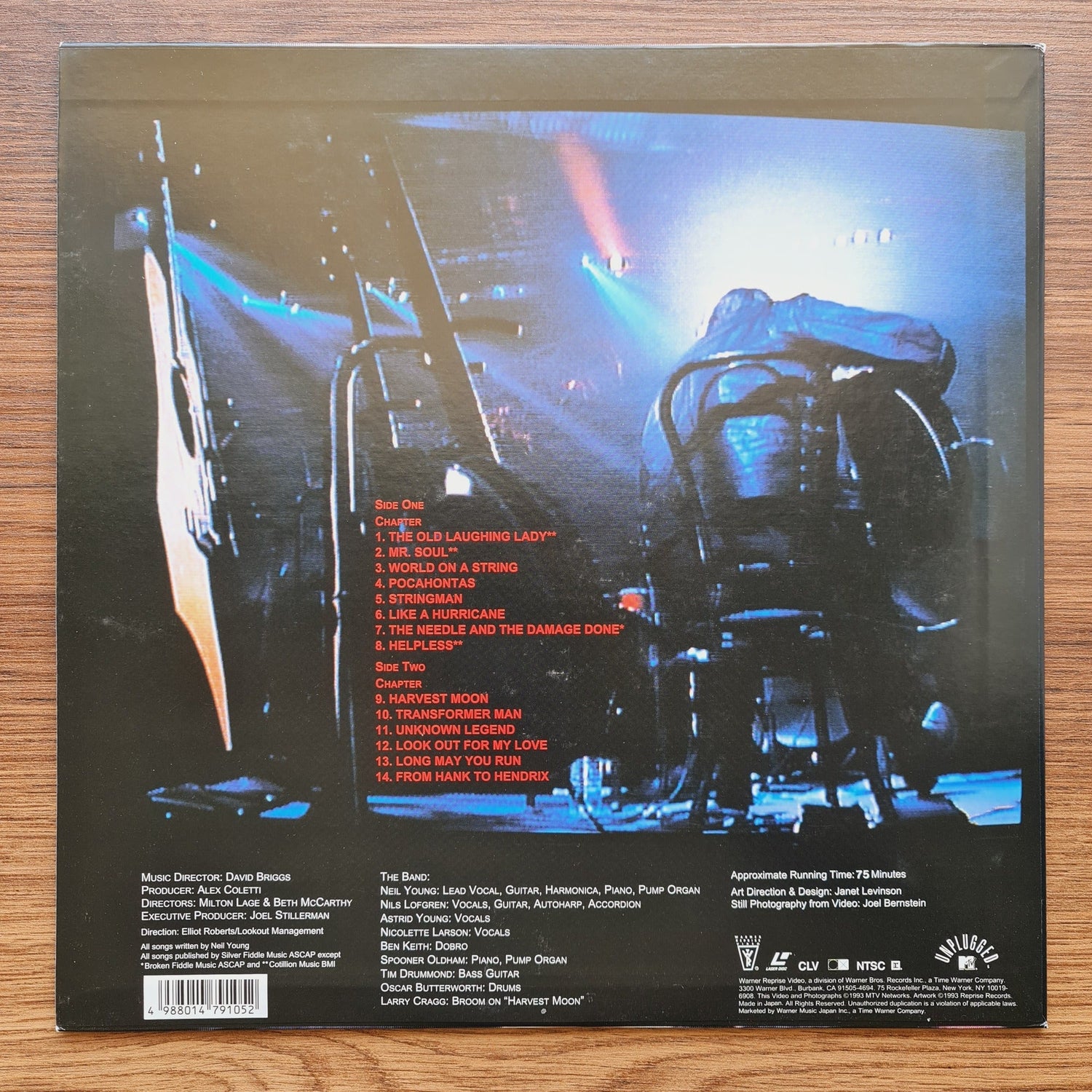 Neil Young – Unplugged LaserDisc Only Japan Vinyl