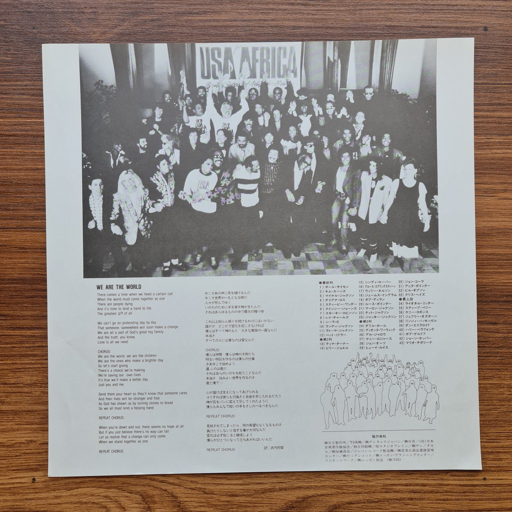 USA For Africa – We Are The World - The Video Event LaserDisc Only Japan Vinyl