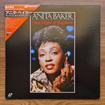 Anita Baker – One Night Of Rapture LaserDisc Only Japan Vinyl