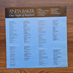 Anita Baker – One Night Of Rapture LaserDisc Only Japan Vinyl