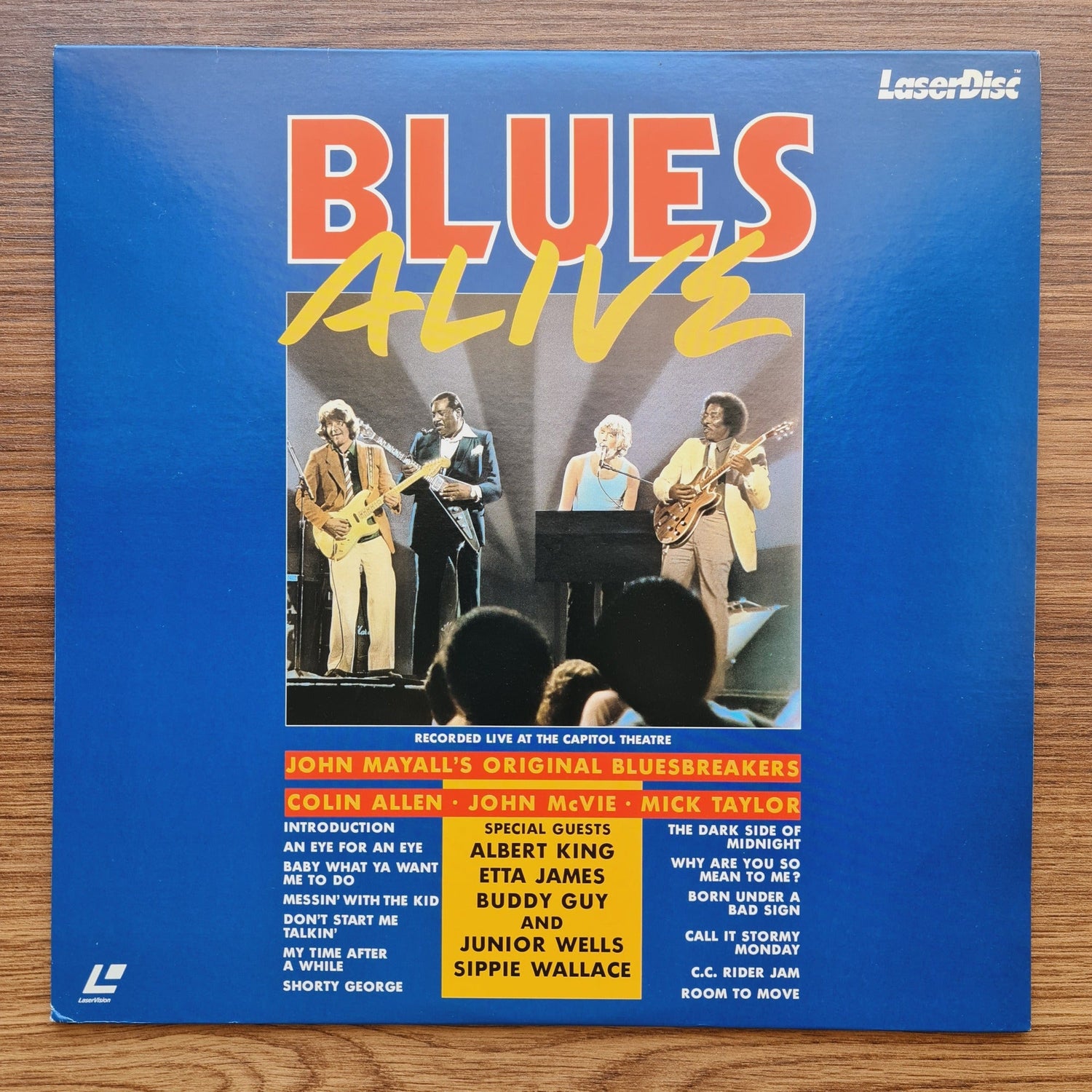 John Mayall & The Original Bluesbreakers – Blues Alive LaserDisc Only Japan Vinyl