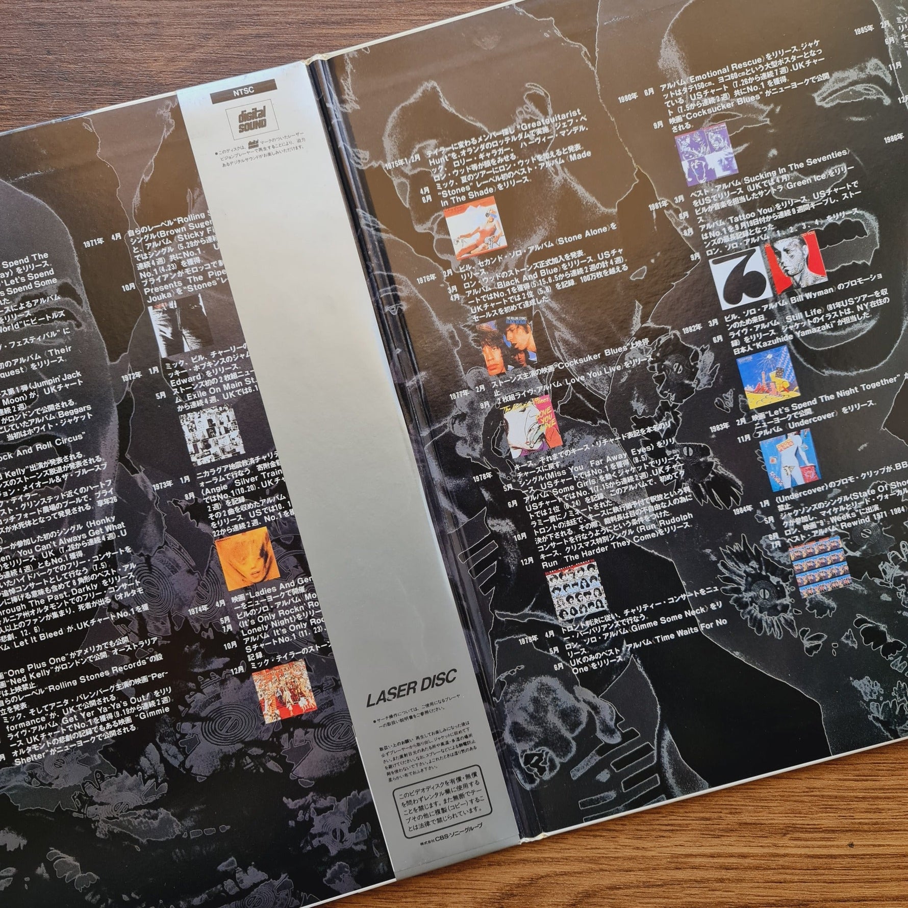 Rolling Stones – Rolling 63-89 LaserDisc Only Japan Vinyl