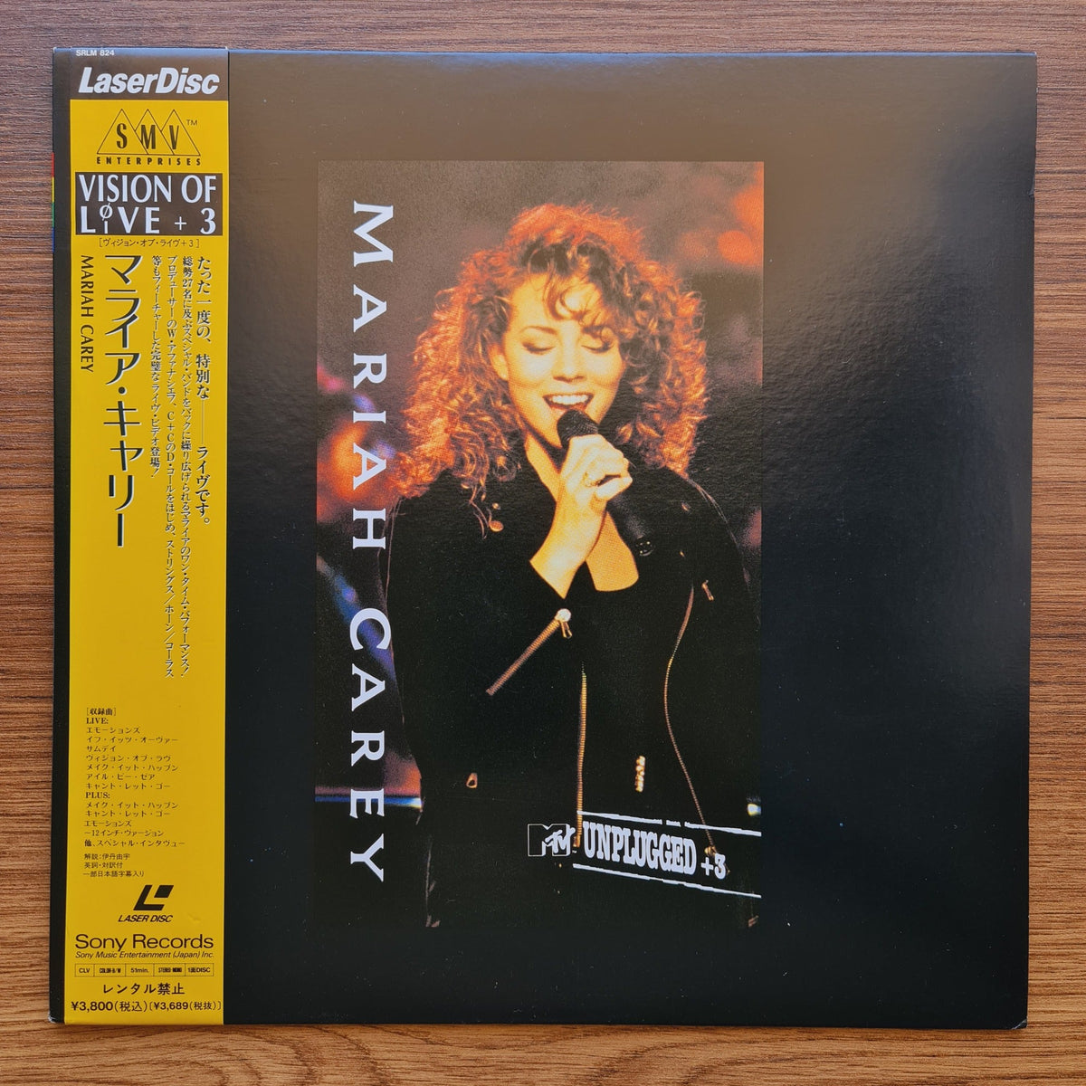Mariah Carey – MTV Unplugged +3 LaserDisc Only Japan Vinyl