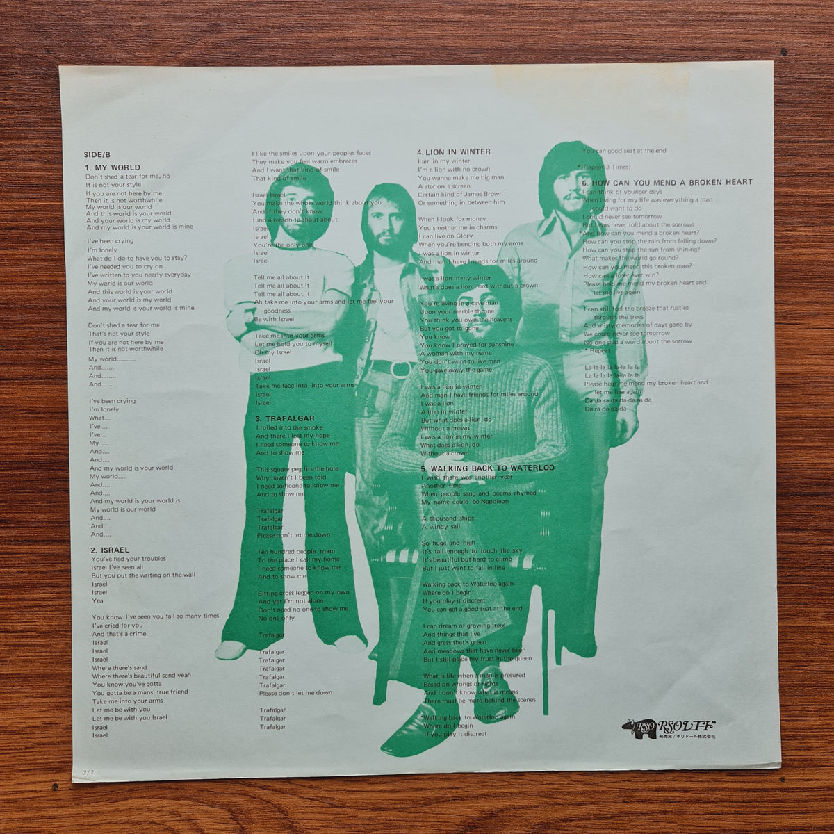 Bee Gees – My World Only Japan Vinyl