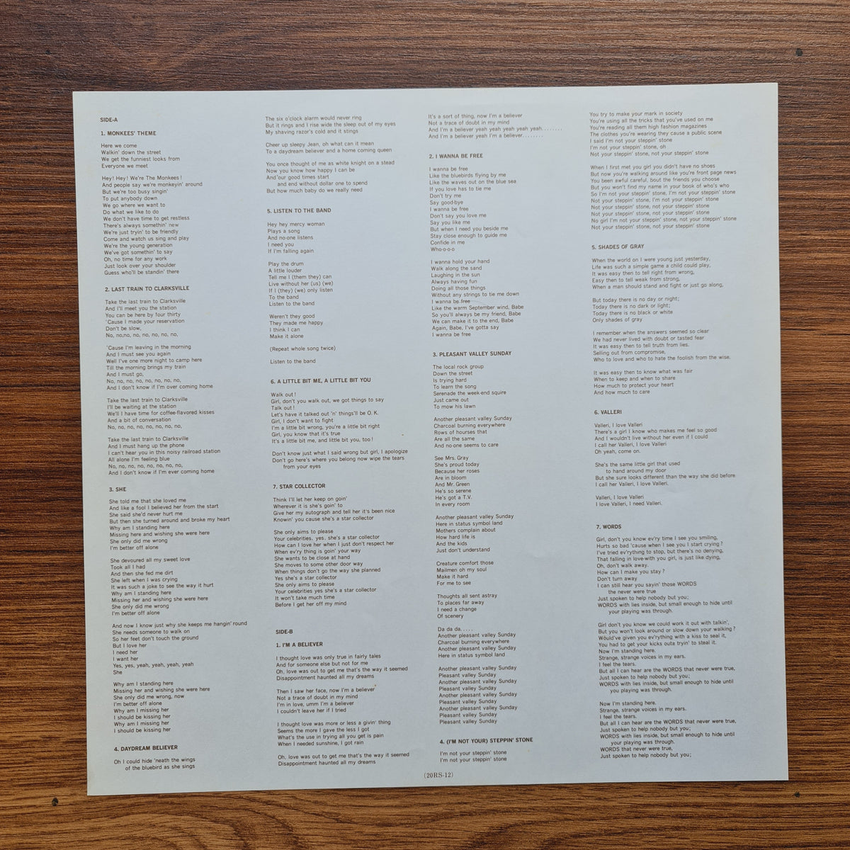 The Monkees – The Best Japan Vinyl