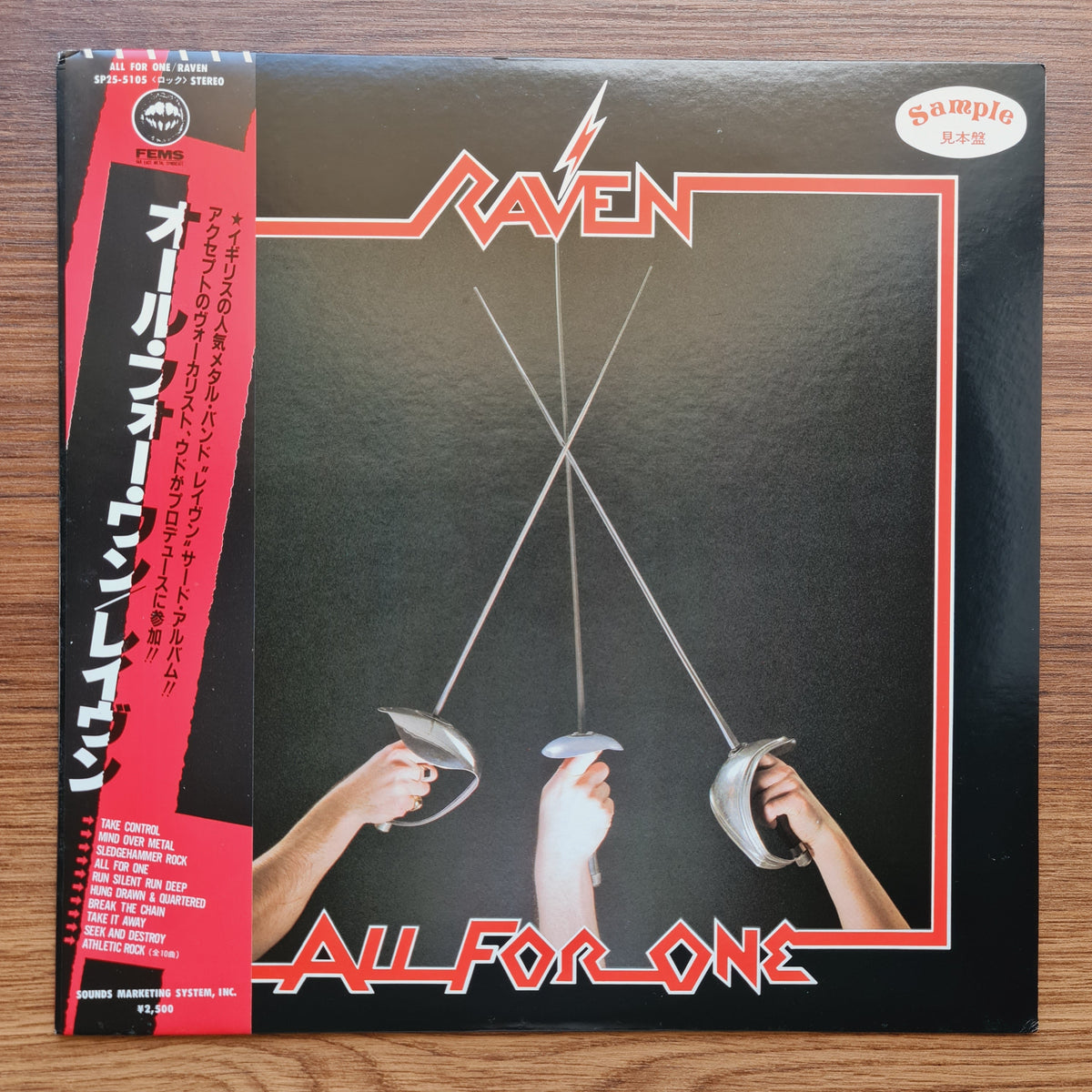 Raven – All For One Japan Vinyl