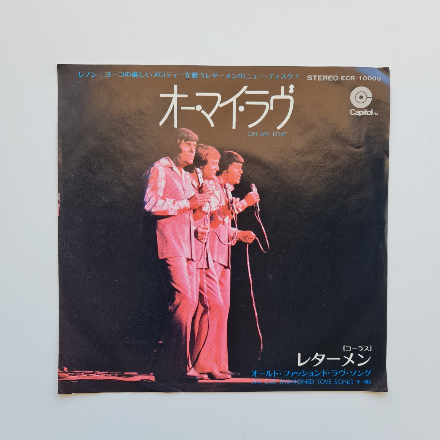 Lettermen – Oh My Love / An Old Fashioned Love Song Japan Vinyl