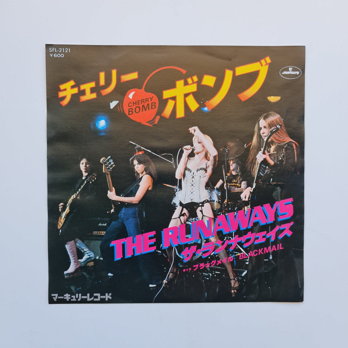 The Runaways – Cherry Bomb / Blackmail Japan Vinyl