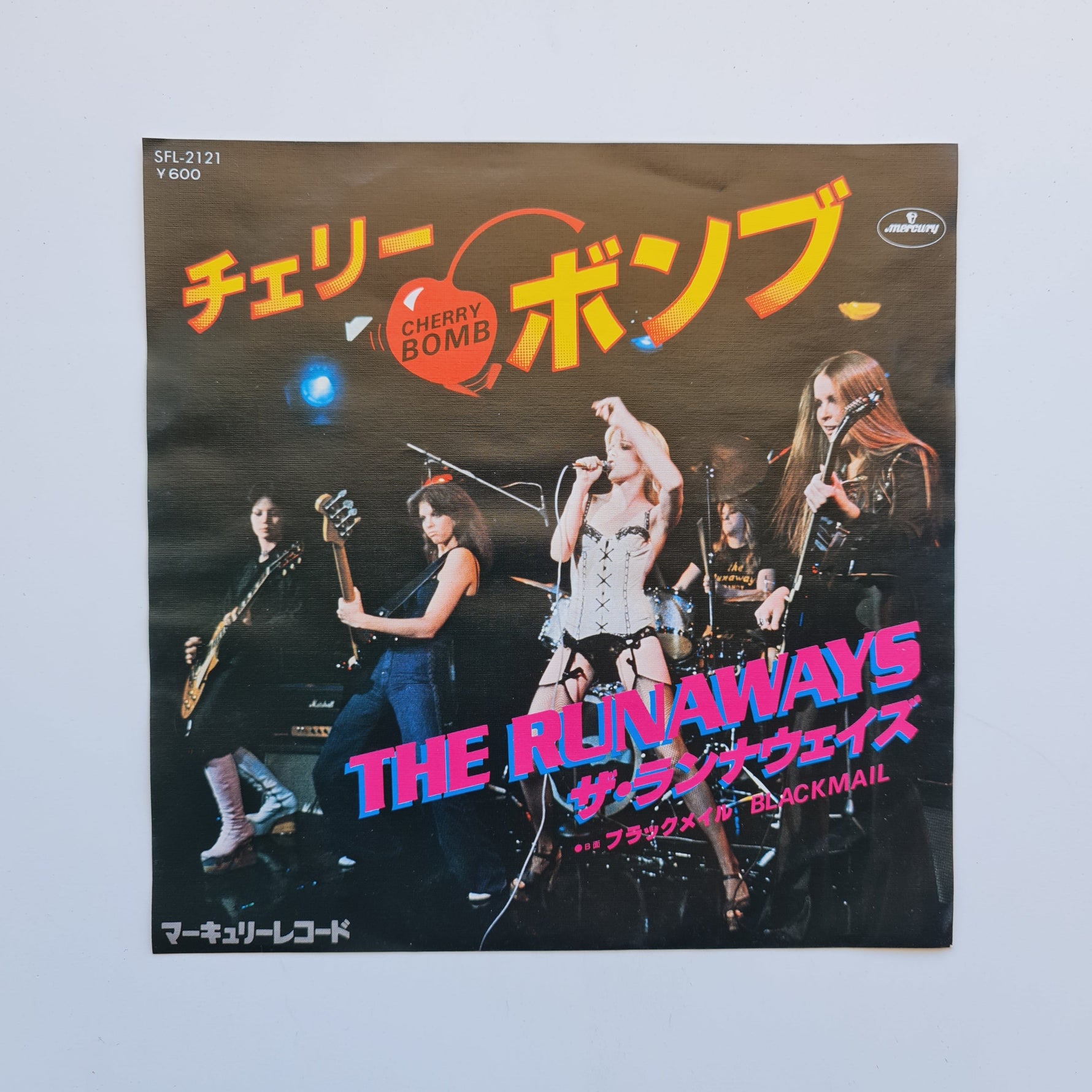 The Runaways – Cherry Bomb / Blackmail Japan Vinyl