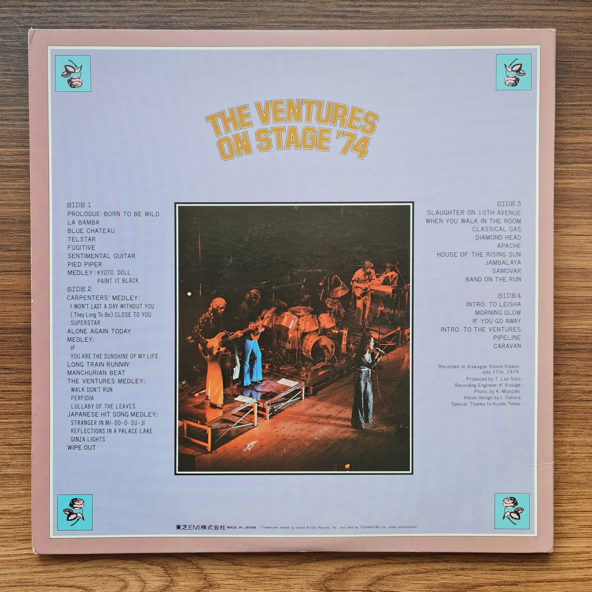The Ventures – On Stage - Live in Japan Only Japan Vinyl