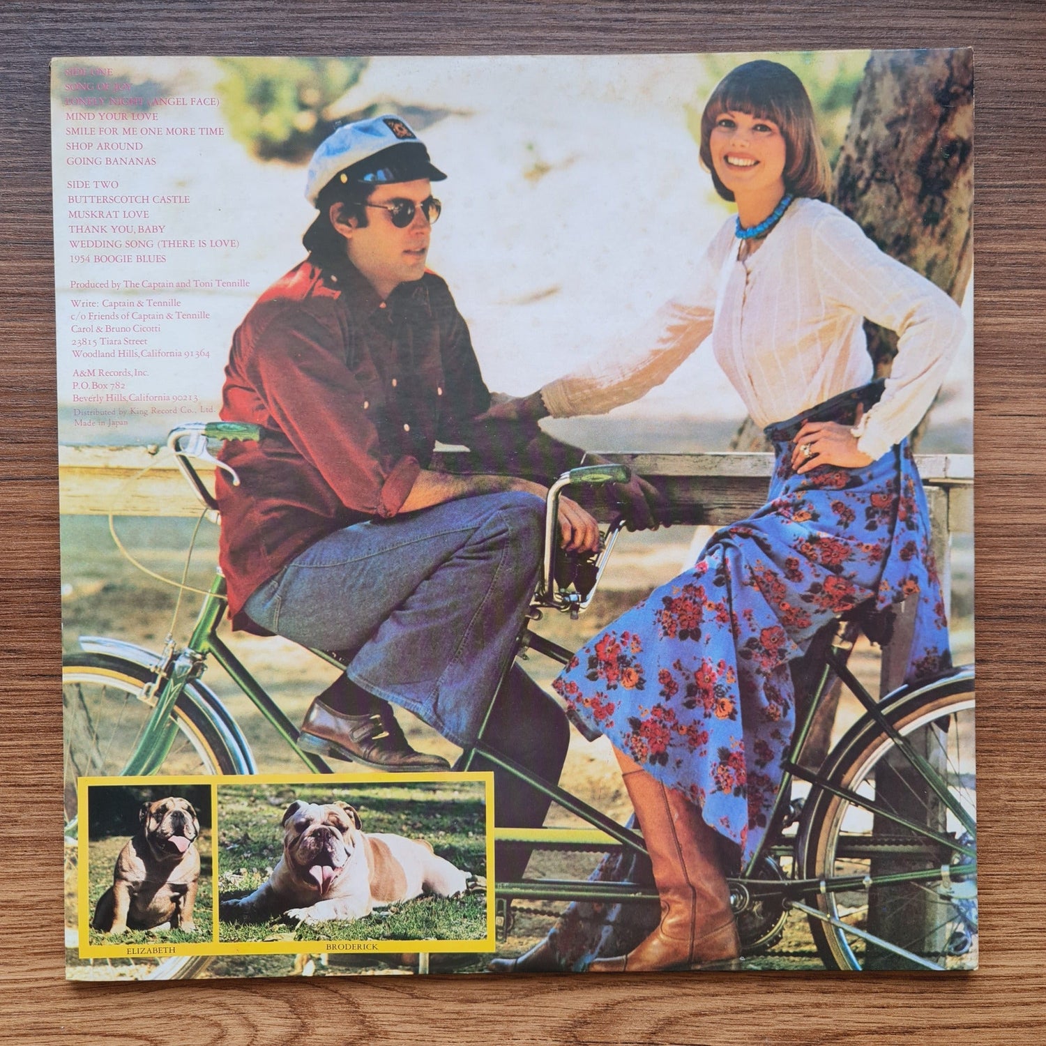 Captain & Tennille – Song Of Joy Only Japan Vinyl