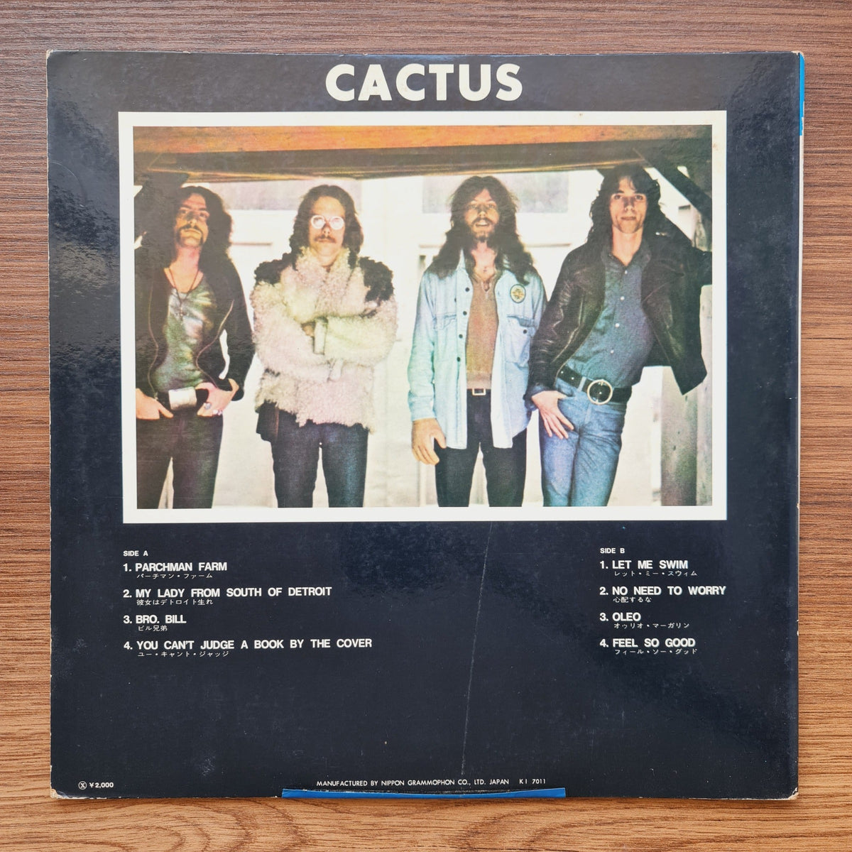 Cactus – Cactus Only Japan Vinyl