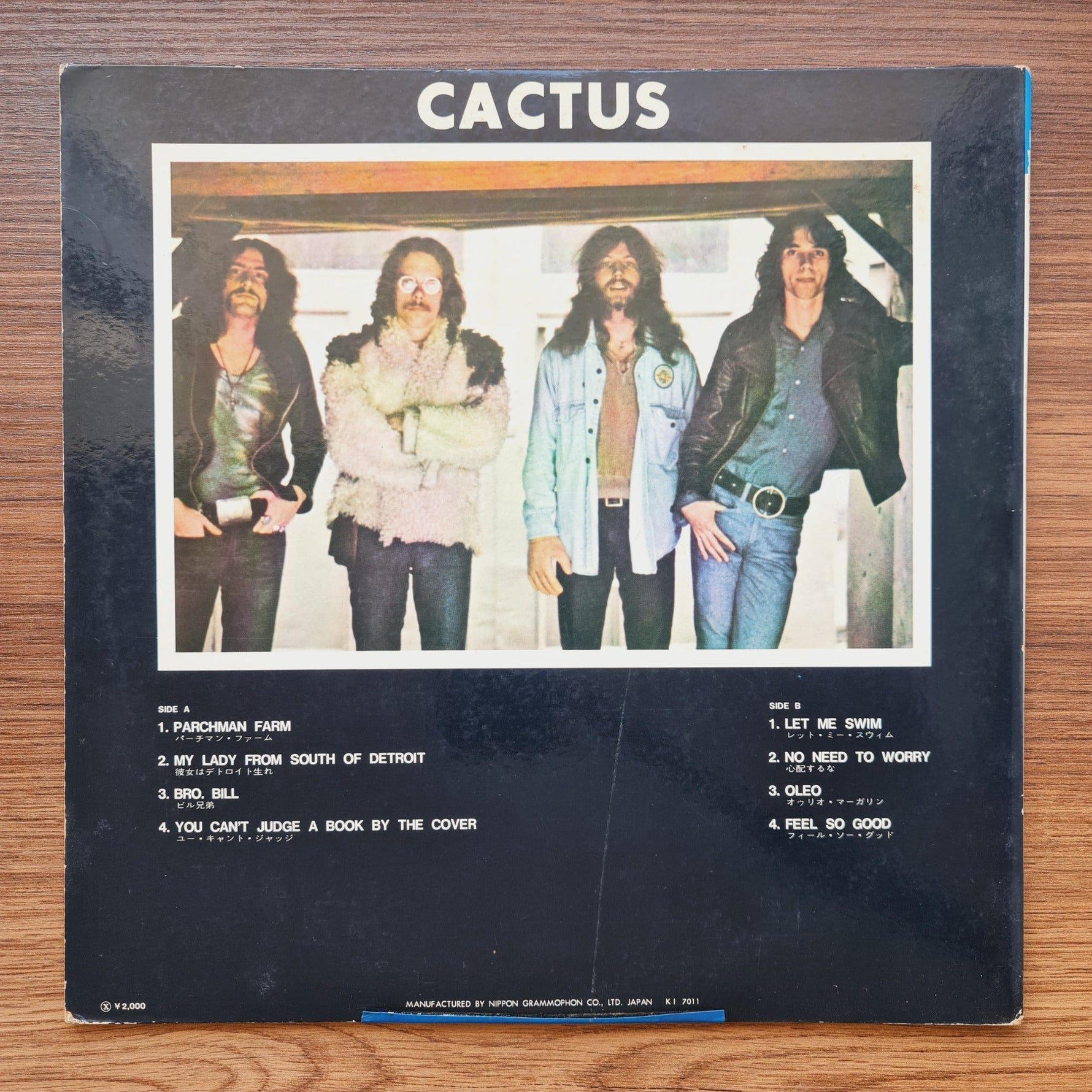 Cactus – Cactus Only Japan Vinyl