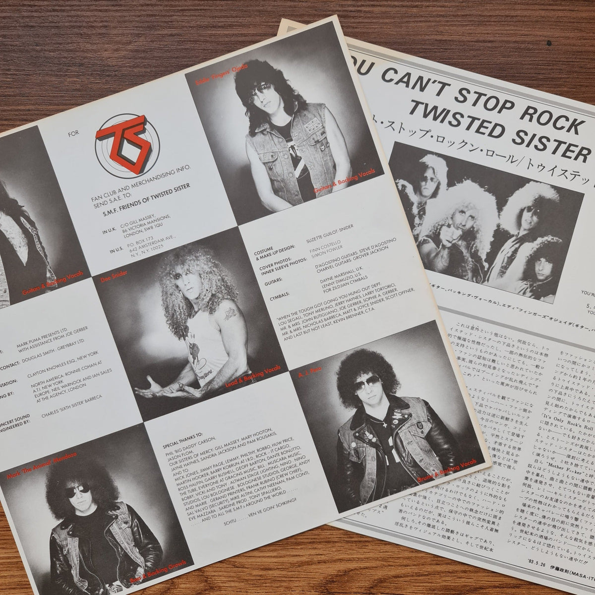 Twisted Sister – You Can't Stop Rock 'N' Roll Only Japan Vinyl