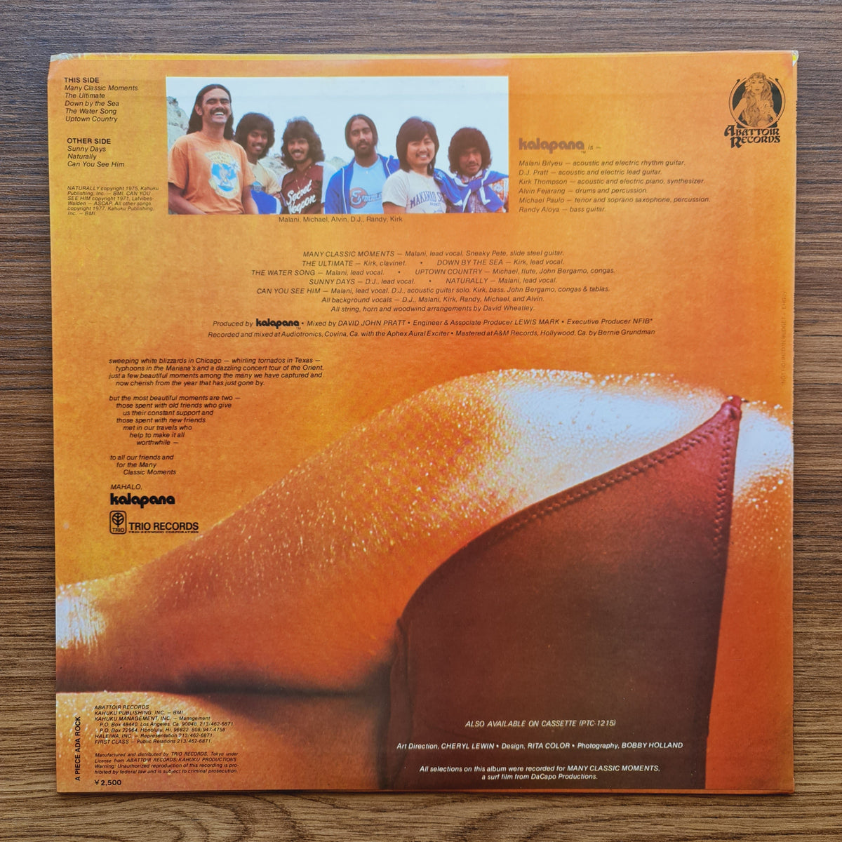 Kalapana – Many Classic Moments Only Japan Vinyl