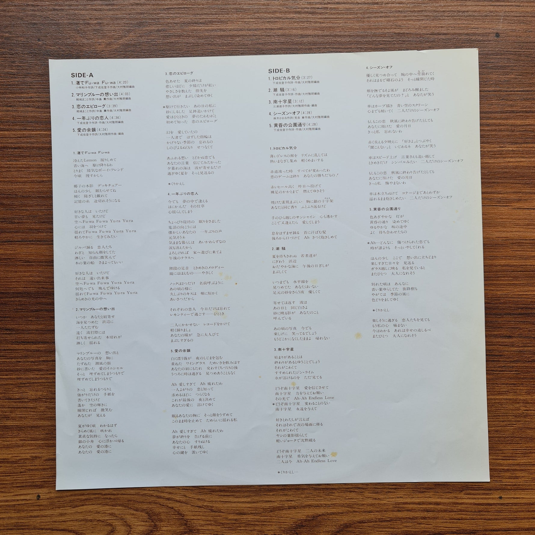 Satoko Shimonari – Heartful Only Japan Vinyl