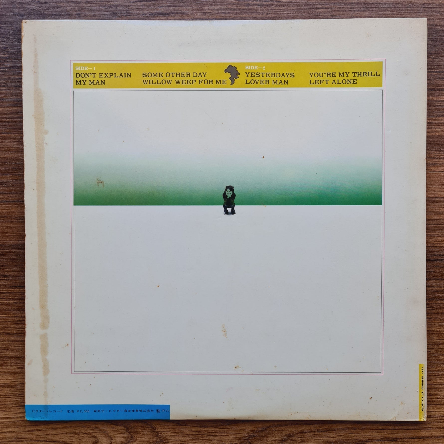 Kimiko Kasai + Mal Waldron – One For Lady Only Japan Vinyl