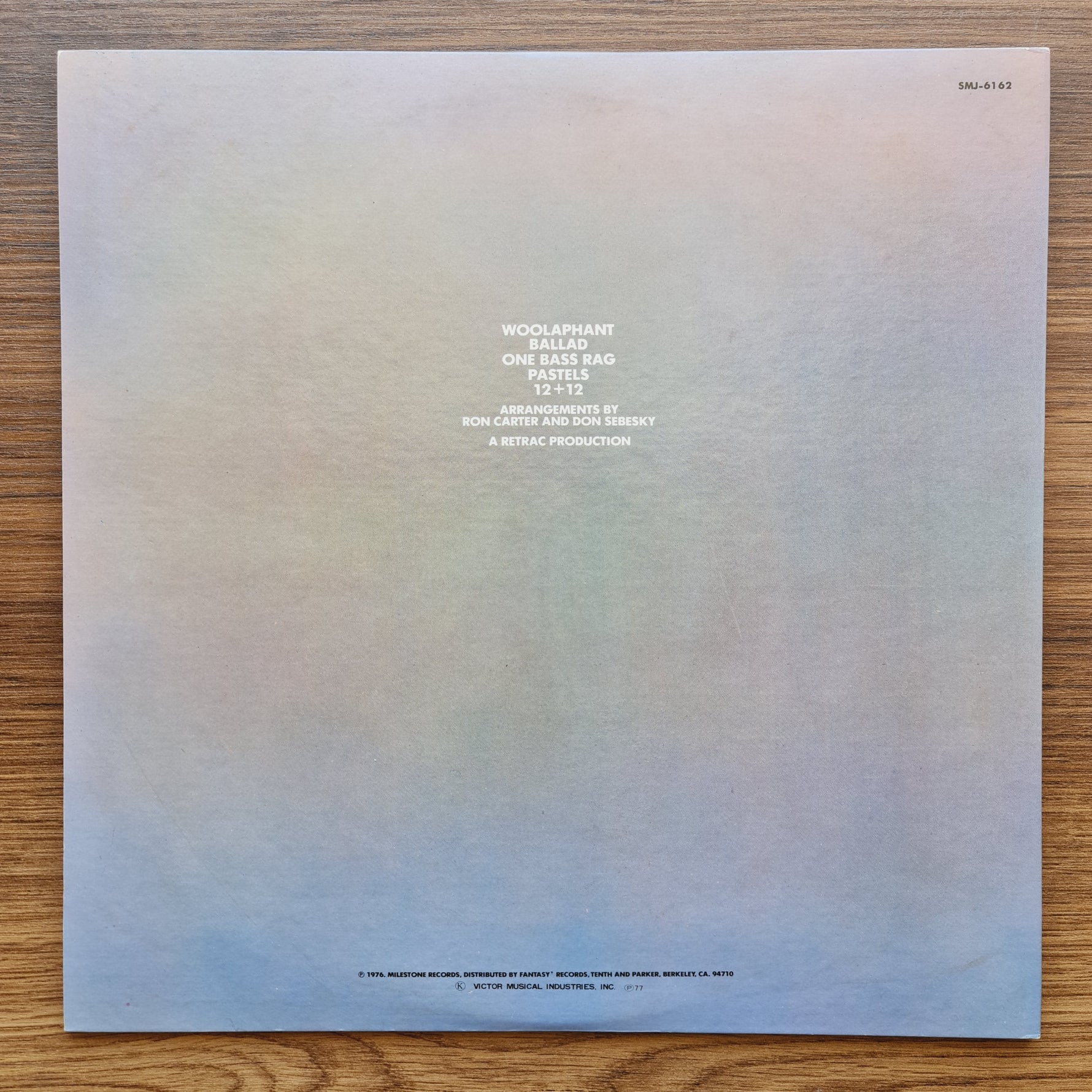 Ron Carter – Pastels Only Japan Vinyl
