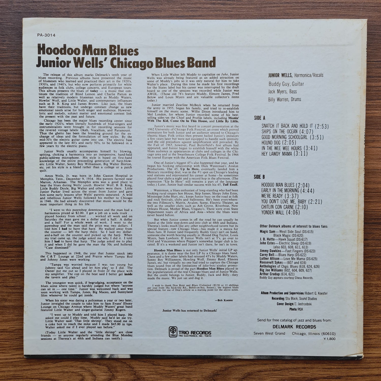 Junior Wells' Chicago Blues Band With Buddy Guy – Hoodoo Man Blues