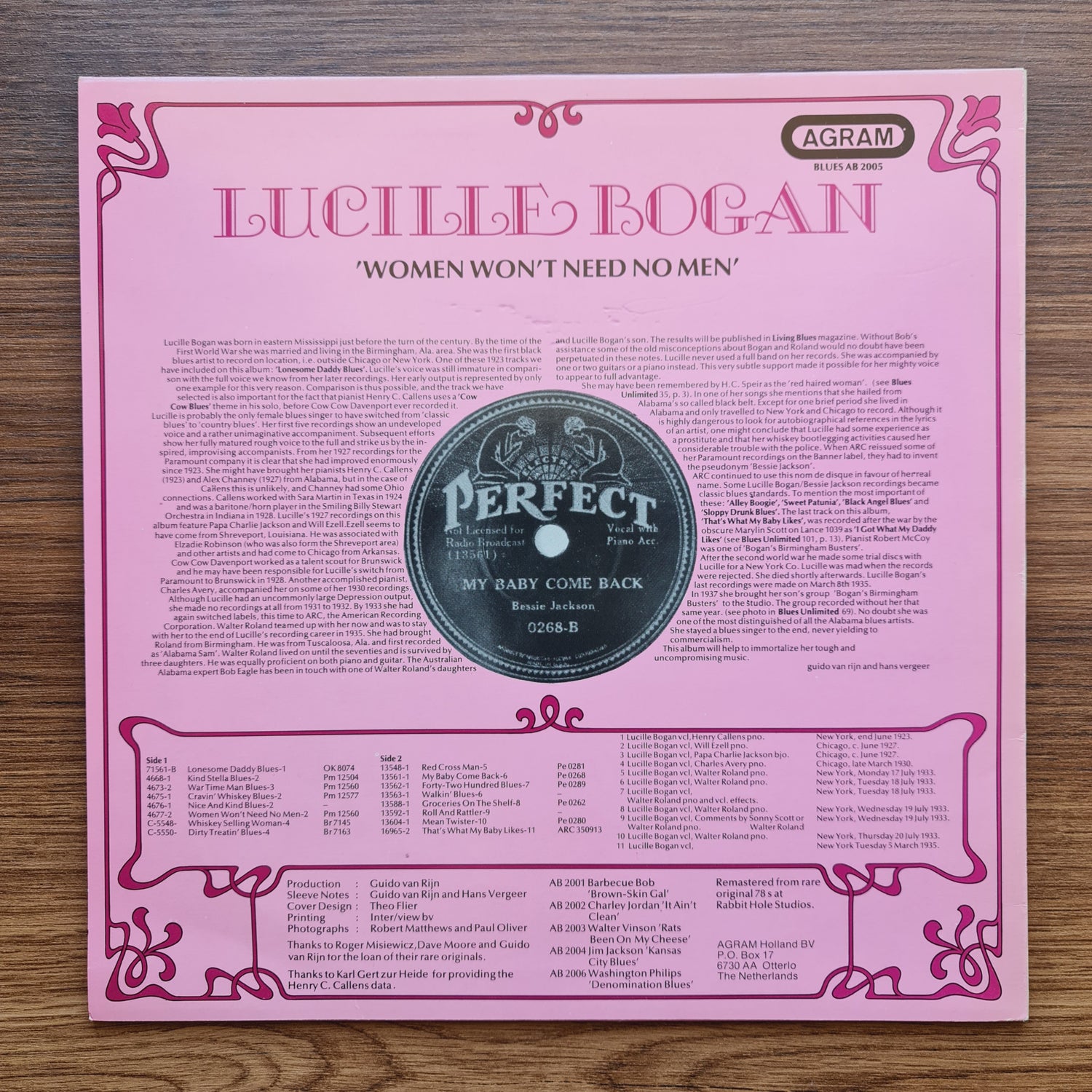 Lucille Bogan ‎– Women Won't Need No Men