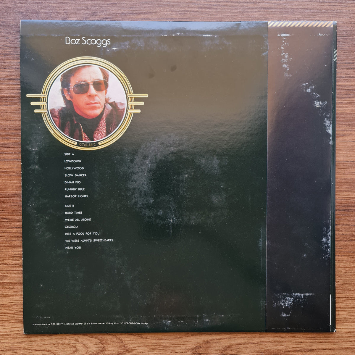 Boz Scaggs – Gold Disc Only Japan Vinyl