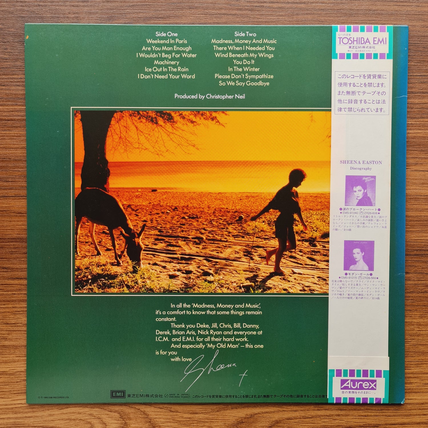 Sheena Easton – Madness, Money And Music