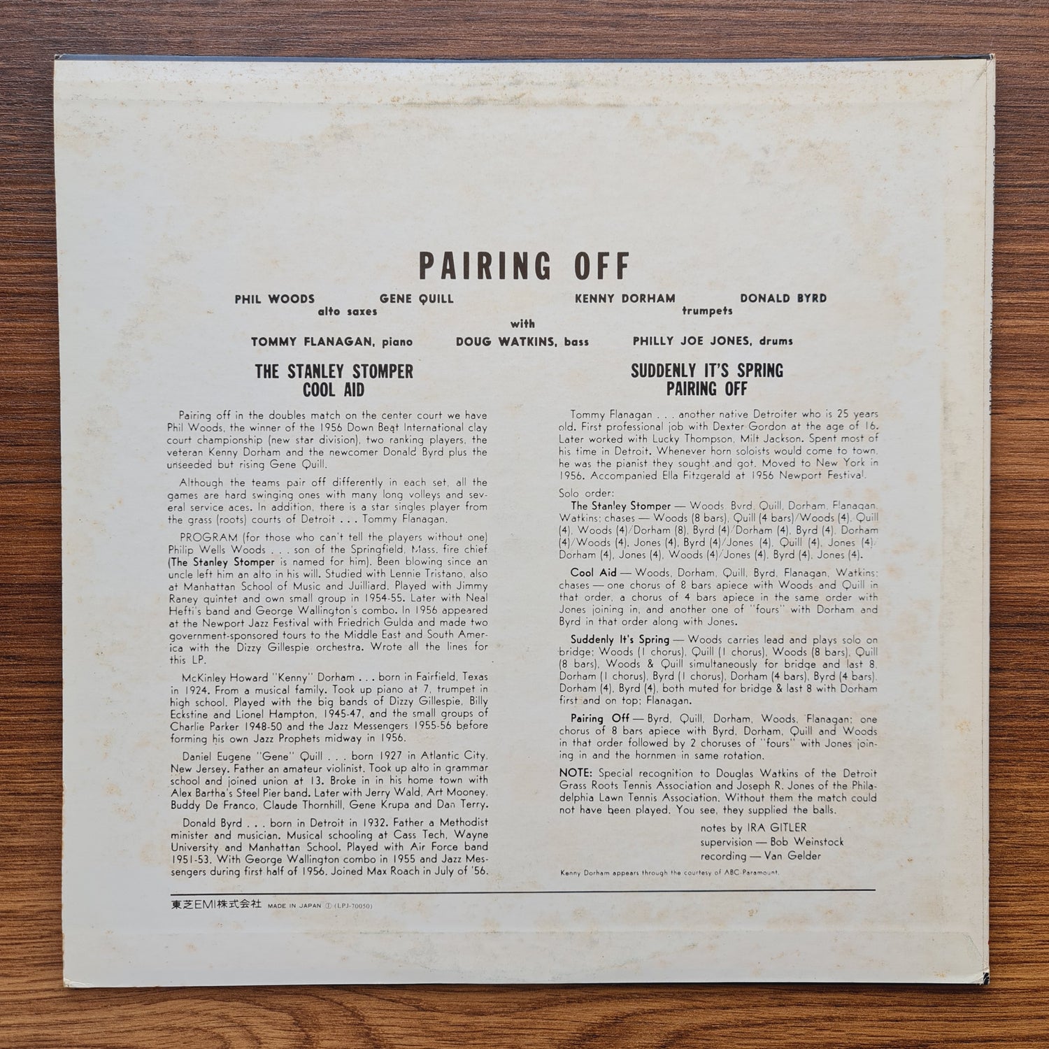 Phil Woods Septet – Pairing Off