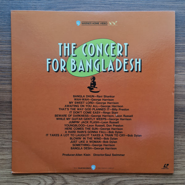 The Concert For Bangladesh LaserDisc