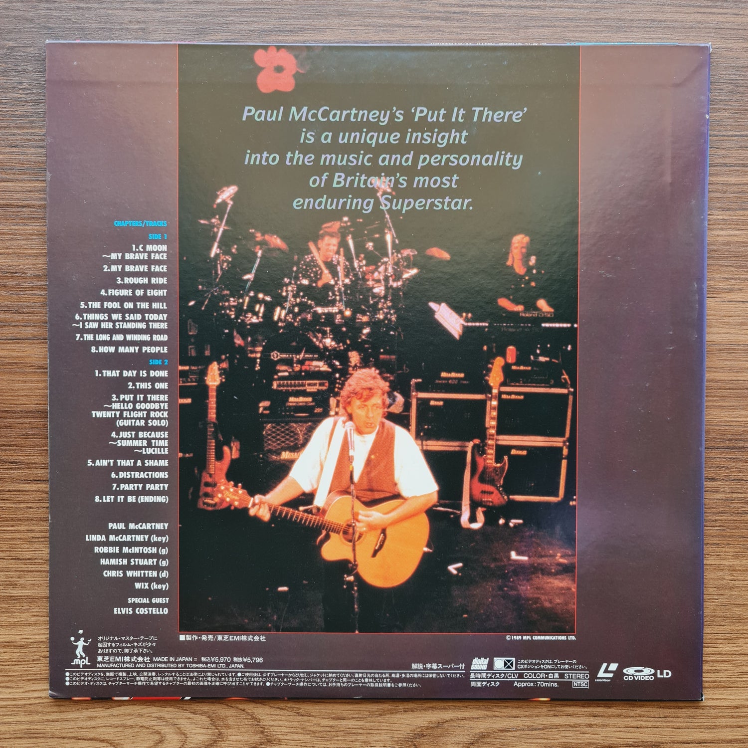 Paul McCartney – Put It There LaserDisc