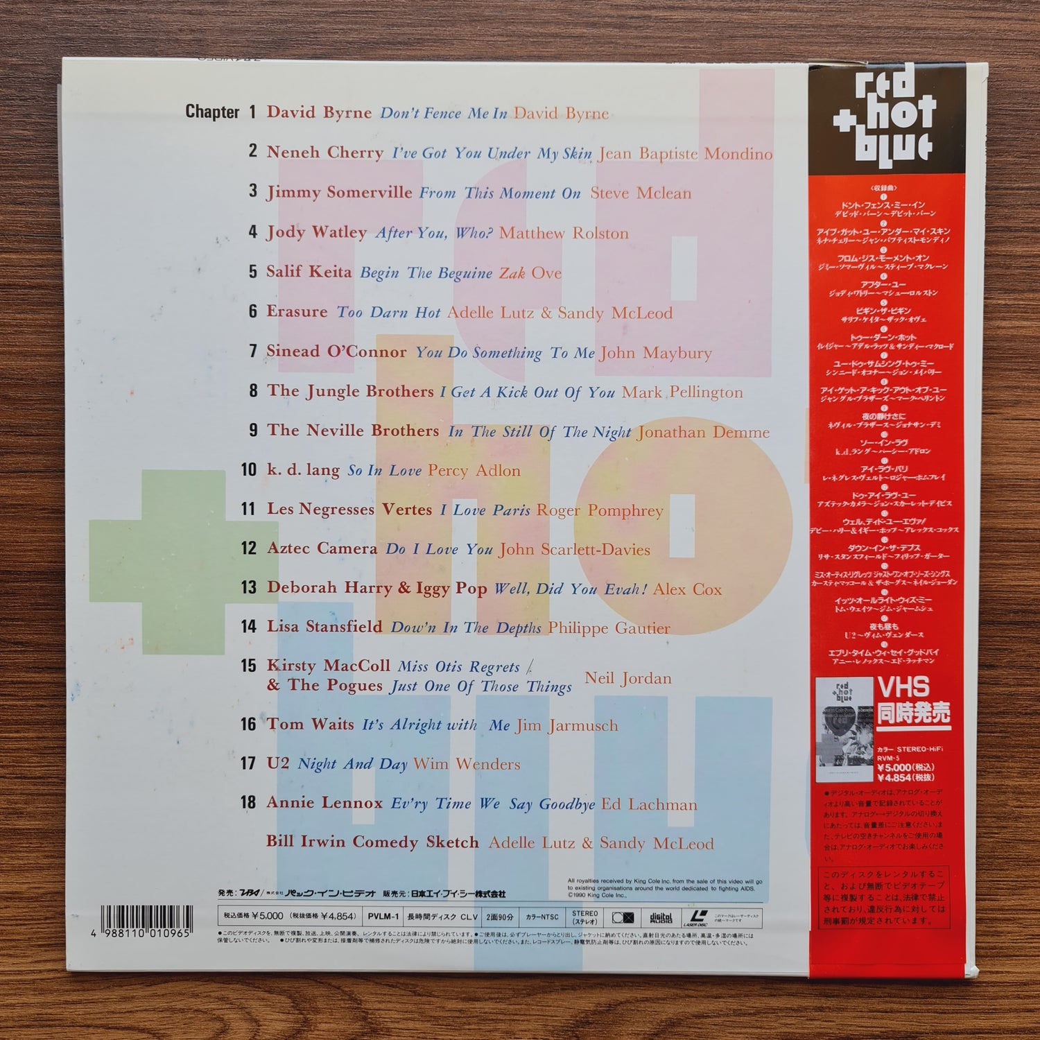 Red Hot + Blue LaserDisc