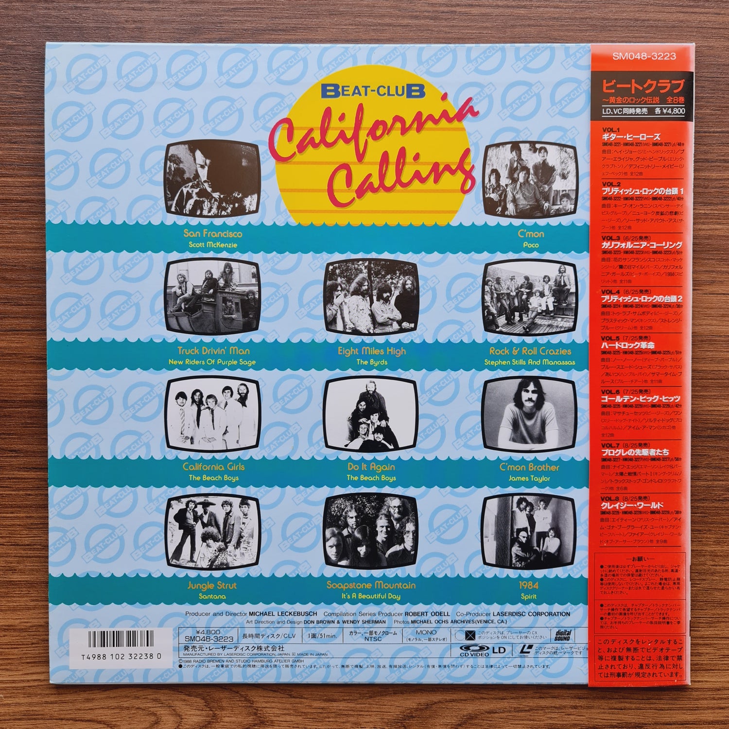 Beat Club - California Calling LaserDisc