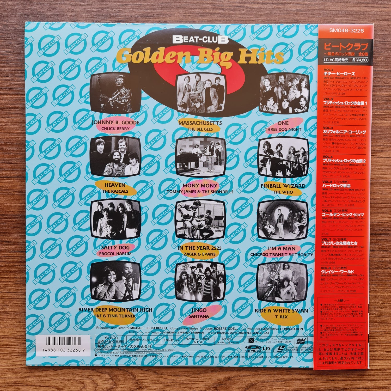 Beat-Club Vol. 6 - Golden Big Hits LaserDisc