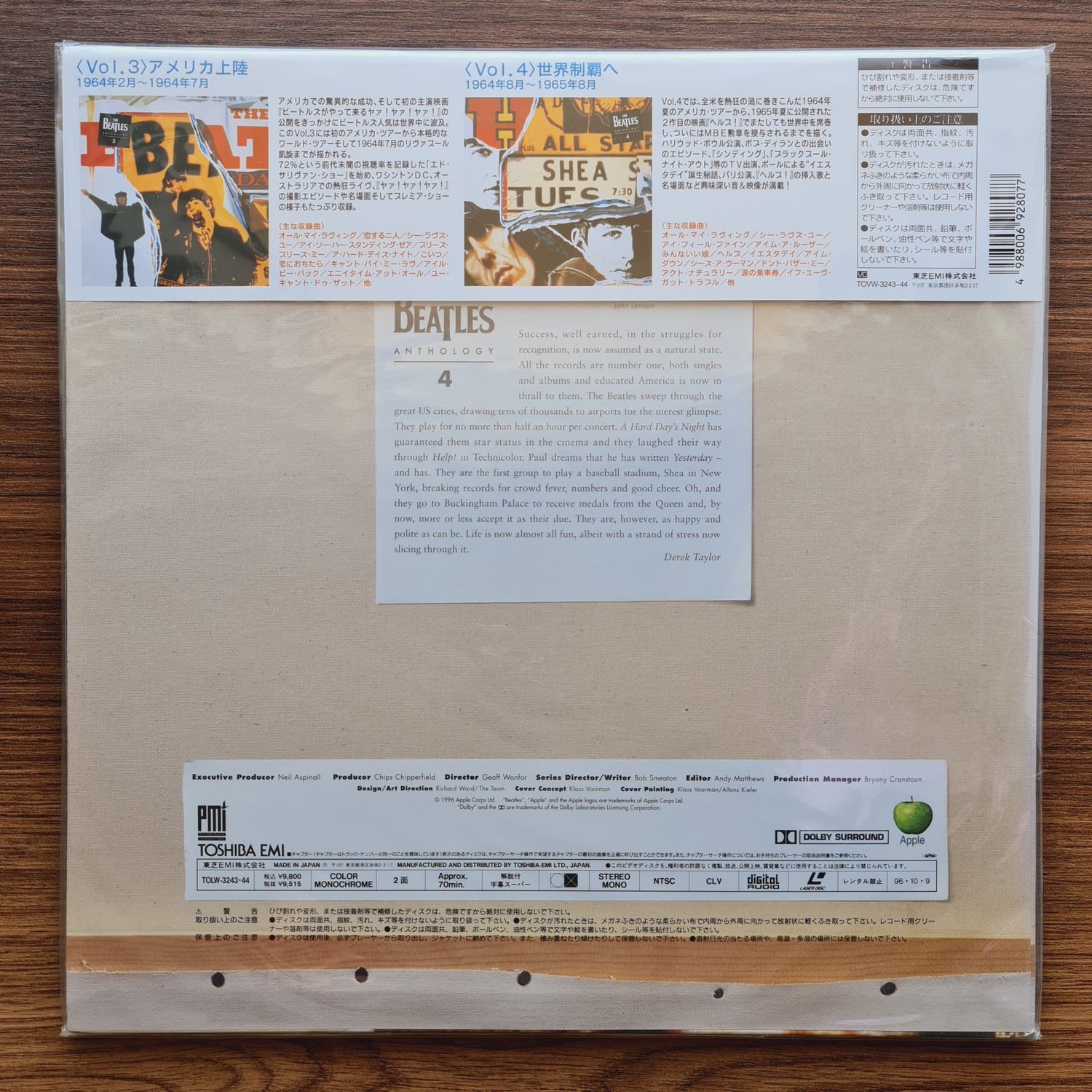 The Beatles – Anthology 3-4 LaserDisc