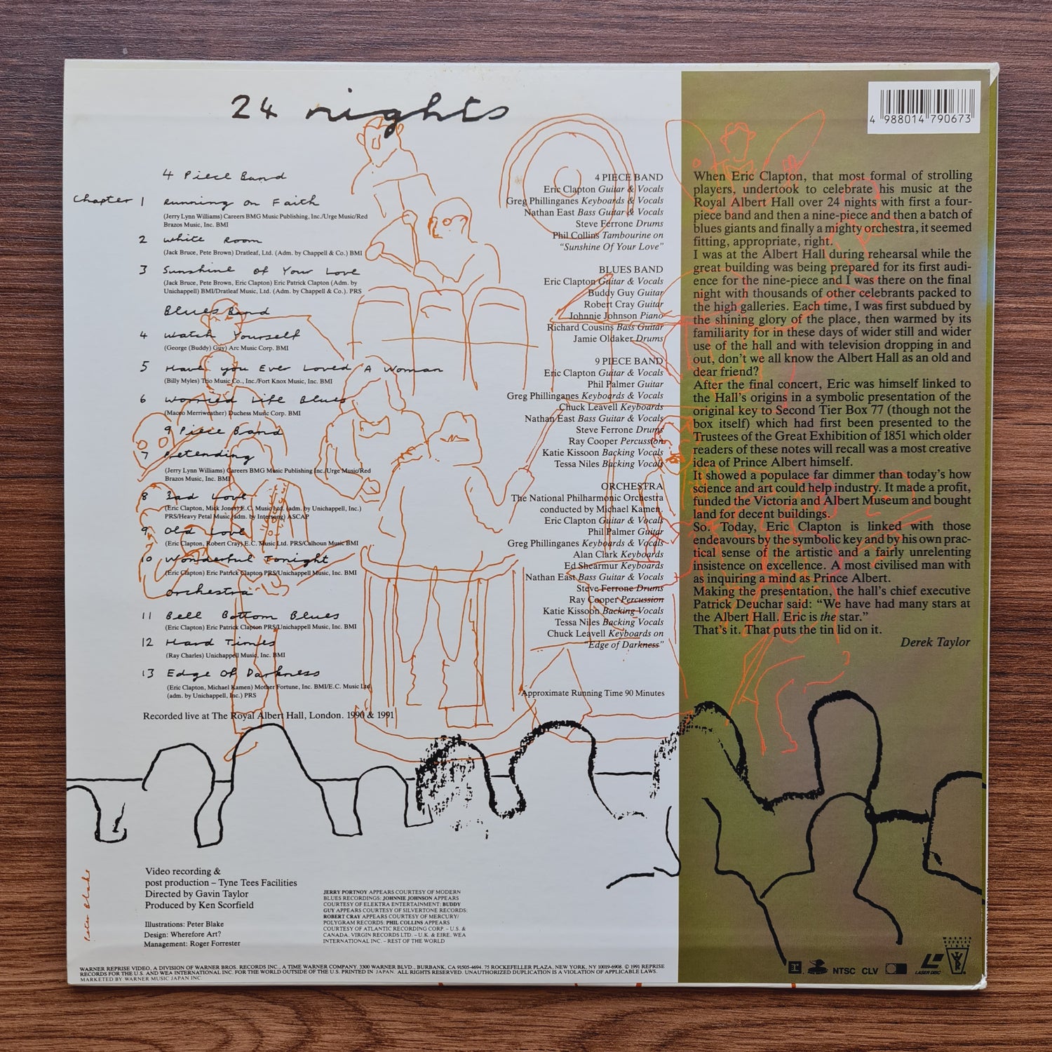 Eric Clapton – 24 Nights LaserDisc