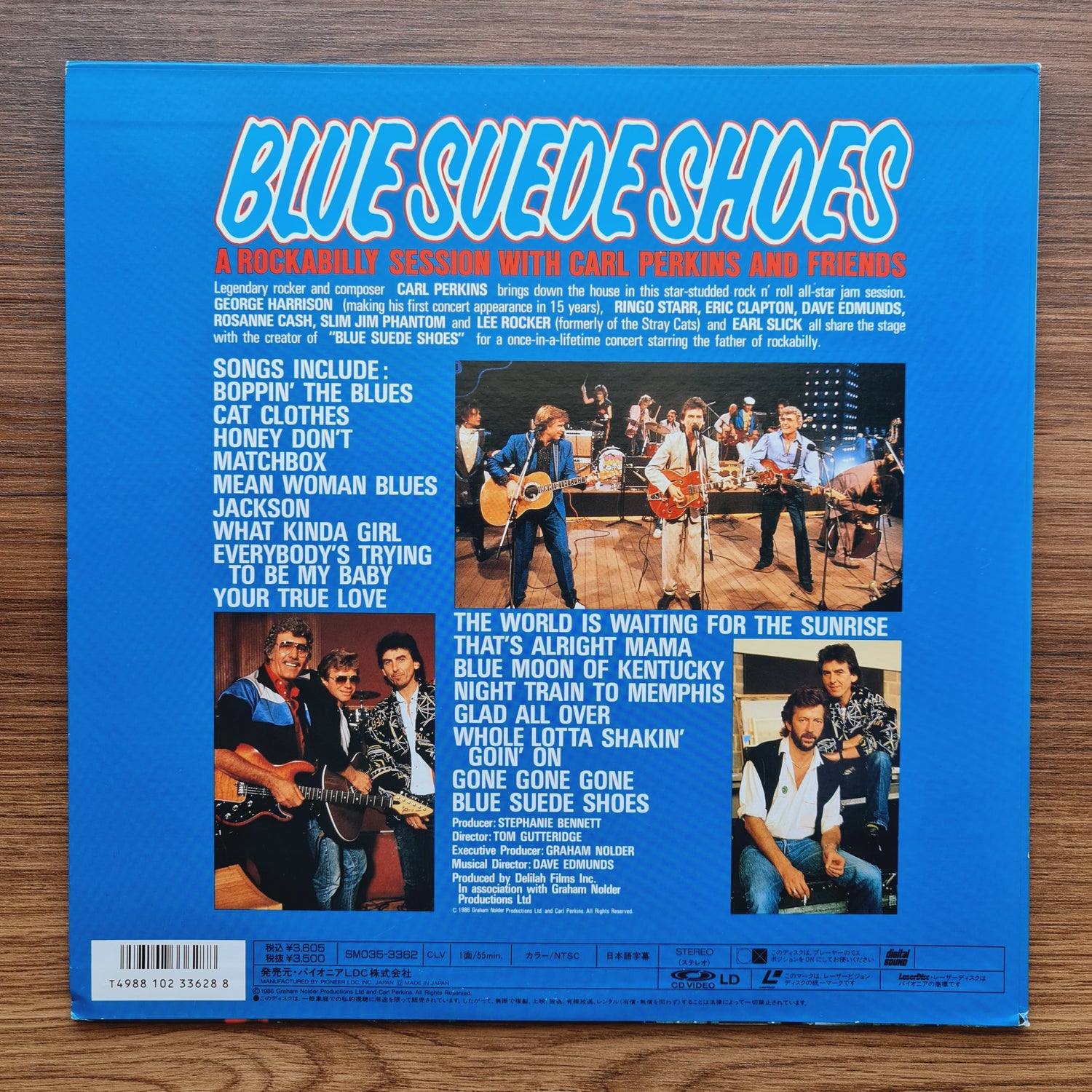 Carl Perkins And Friends – Blue Suede Shoes A Rockabilly Session LaserDisc