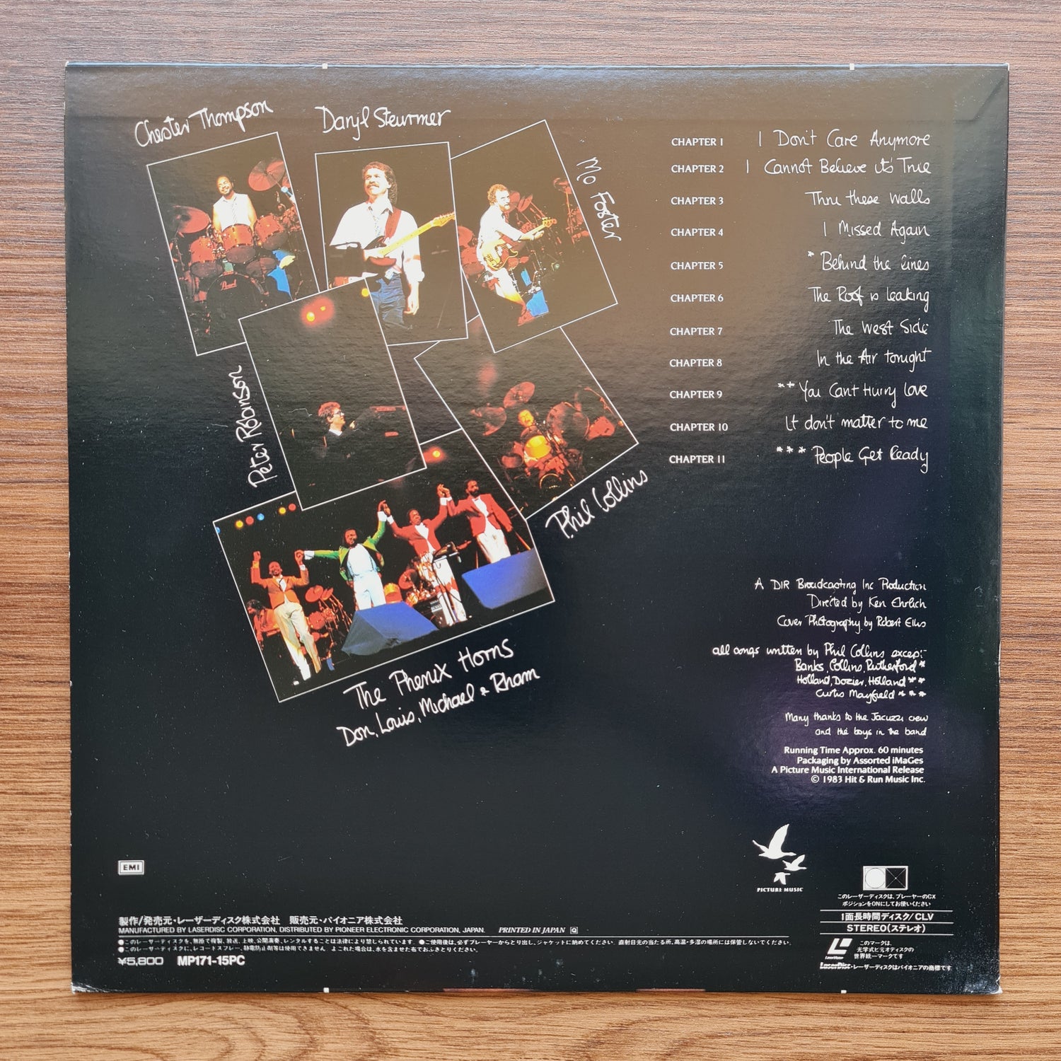 Phil Collins – Live At Perkins Palace LaserDisc
