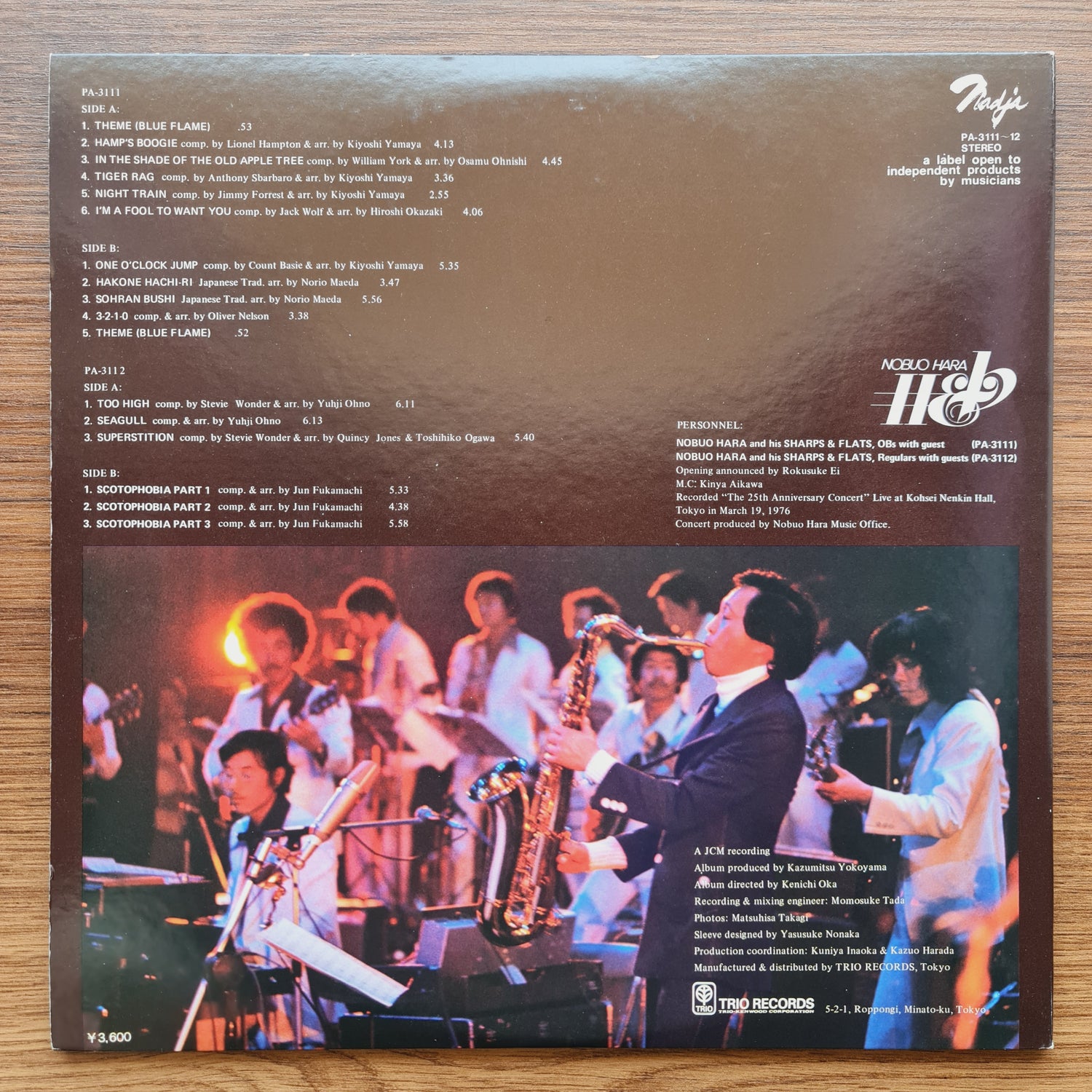 Nobuo Hara And His Sharps & Flats – The 25th Anniversary Concert