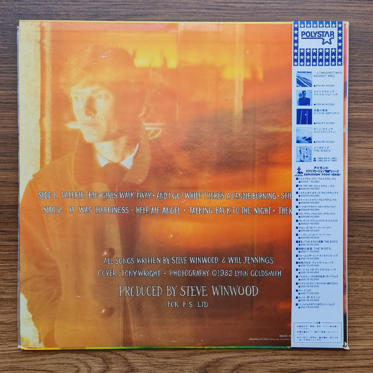 Steve Winwood – Talking Back To The Night
