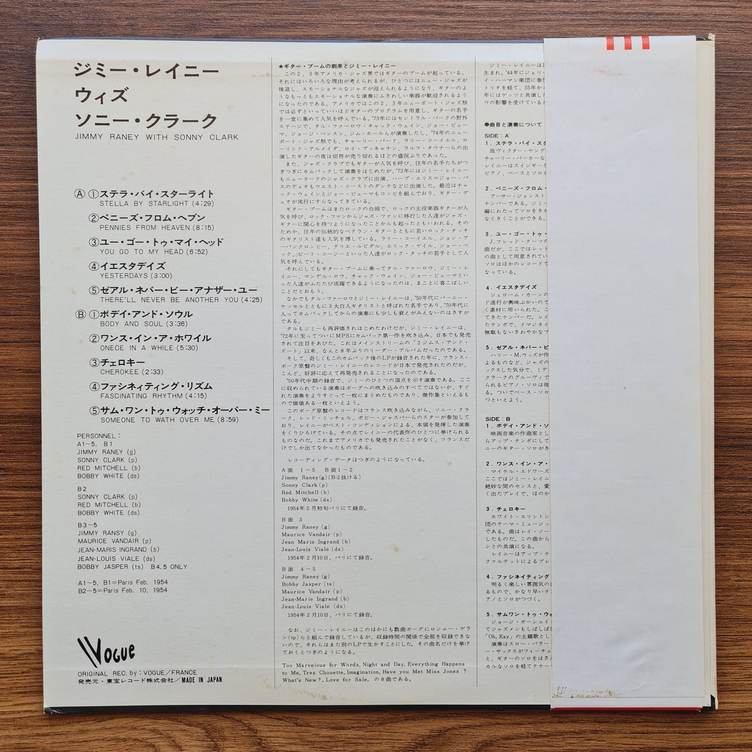 Jimmy Raney With Sonny Clark – Jimmy Raney With Sonny Clark