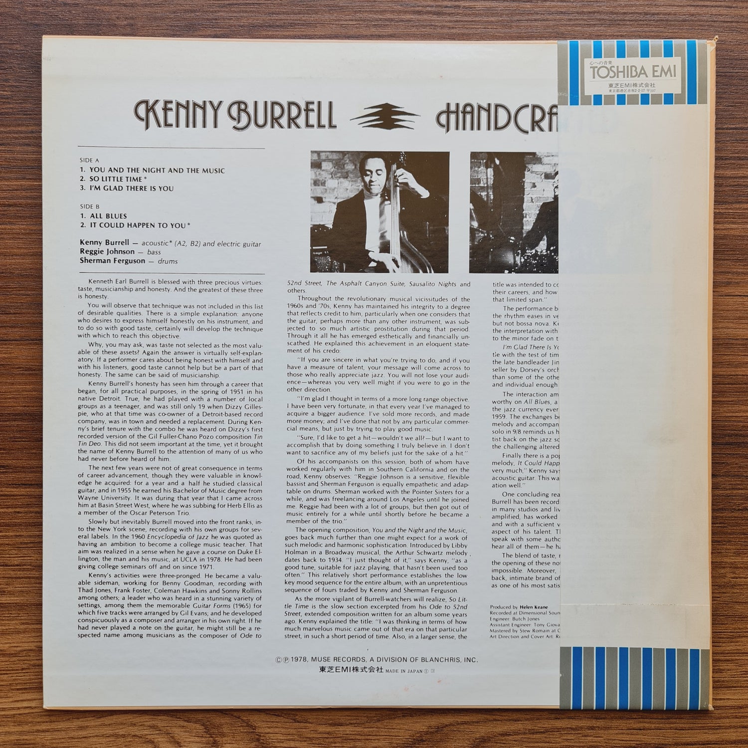 Kenny Burrell – Handcrafted