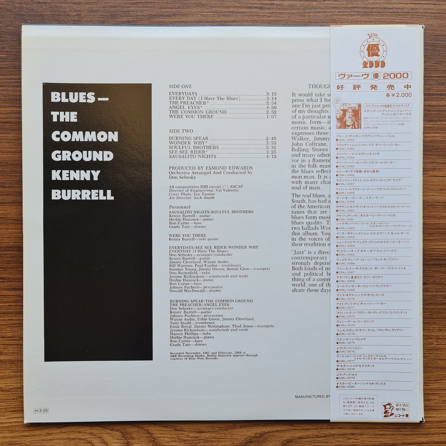 Kenny Burrell – Blues - The Common Ground