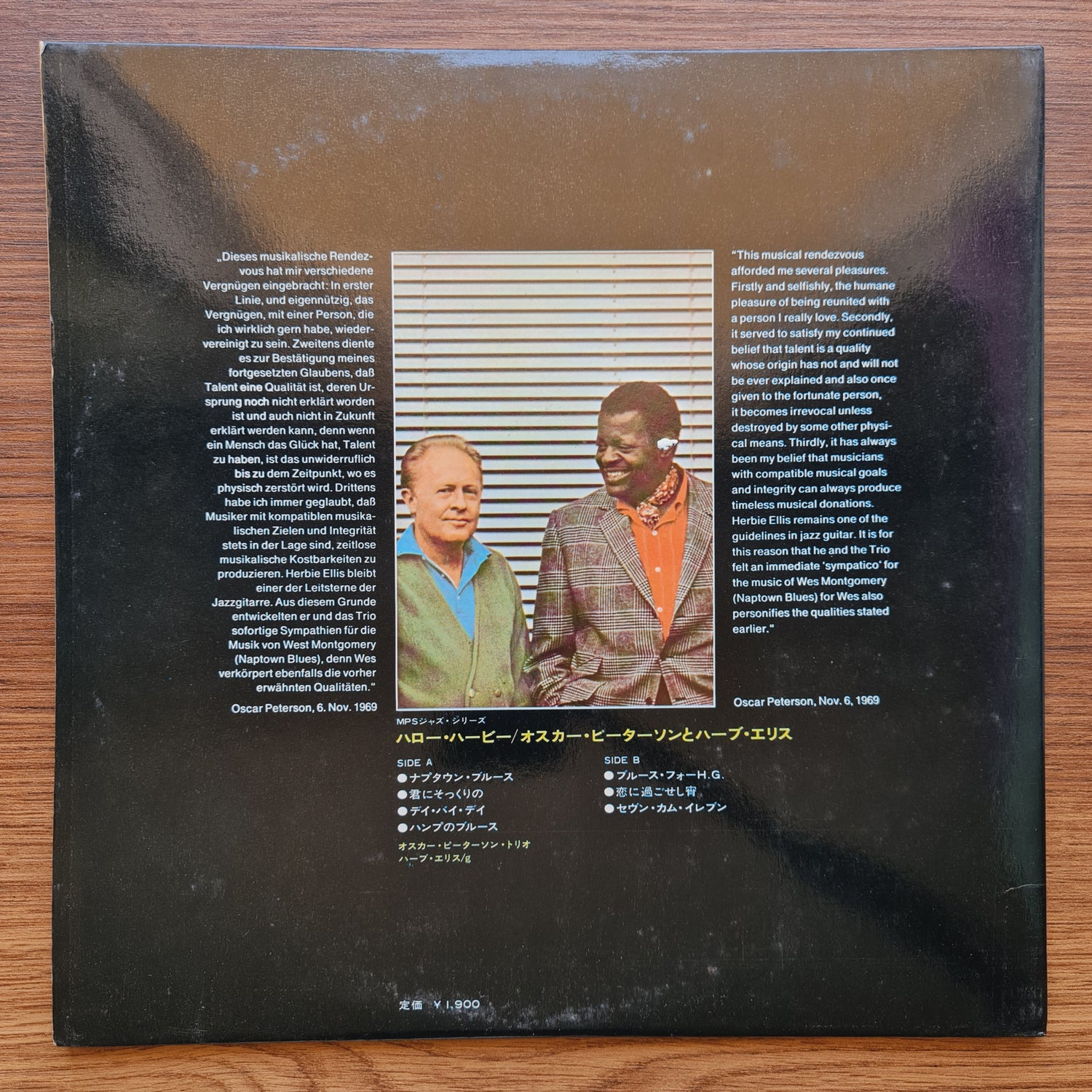 The Oscar Peterson Trio With Herb Ellis – Hello Herbie