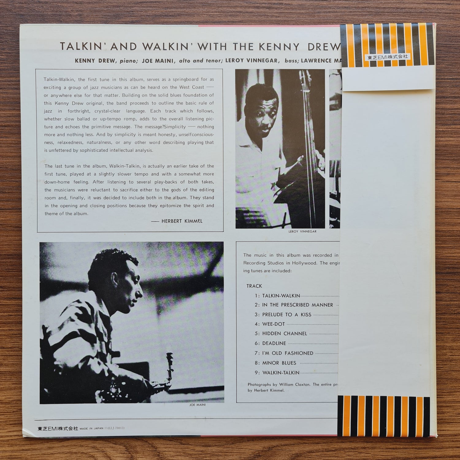 Kenny Drew Quartet – Talkin' & Walkin' With The Kenny Drew Quartet